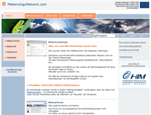 Tablet Screenshot of meteorologynetwork.com